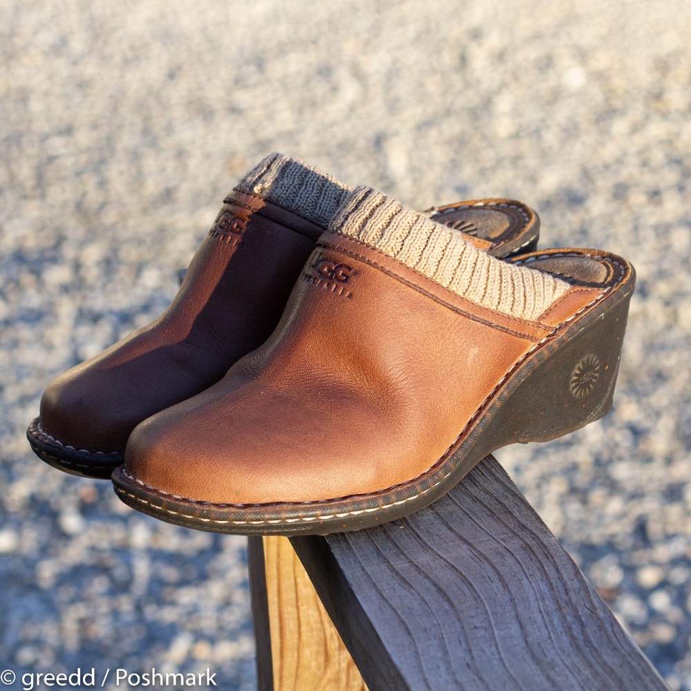 UGG Leather Mules